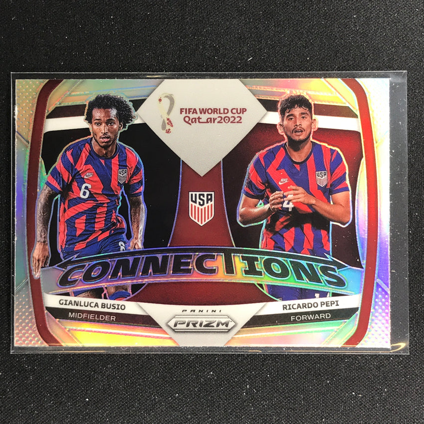 2022 Prizm FIFA World Cup Qatar BUSIO RICARDO PEPI Connections Silver #26