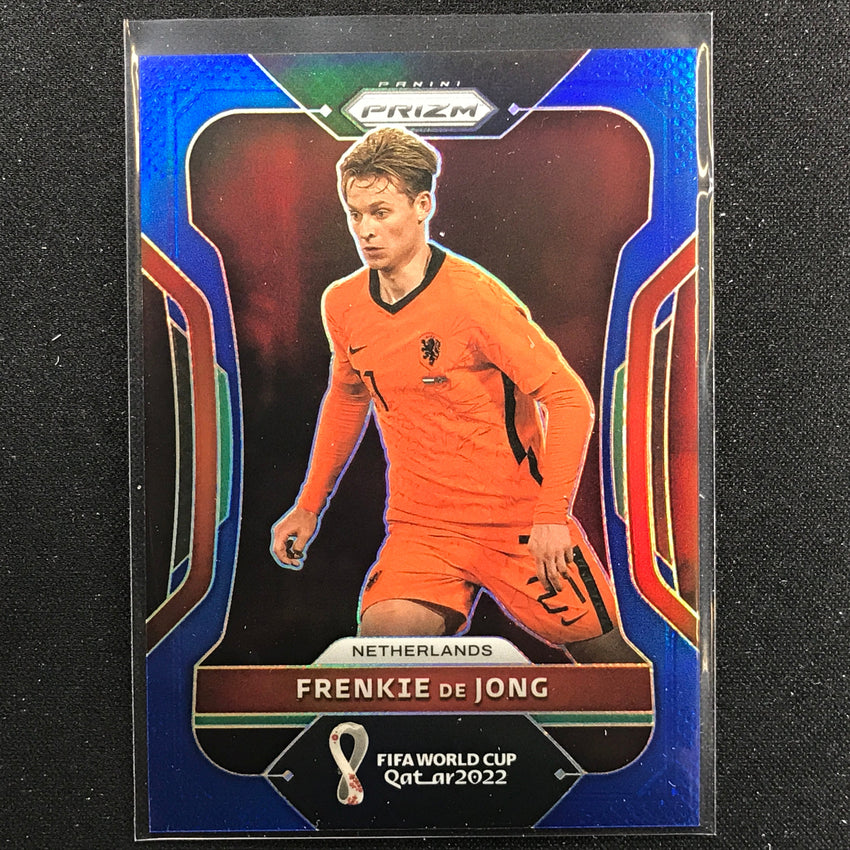 2022 Prizm FIFA World Cup Qatar FRENKIE DE JONG Blue /299 #155