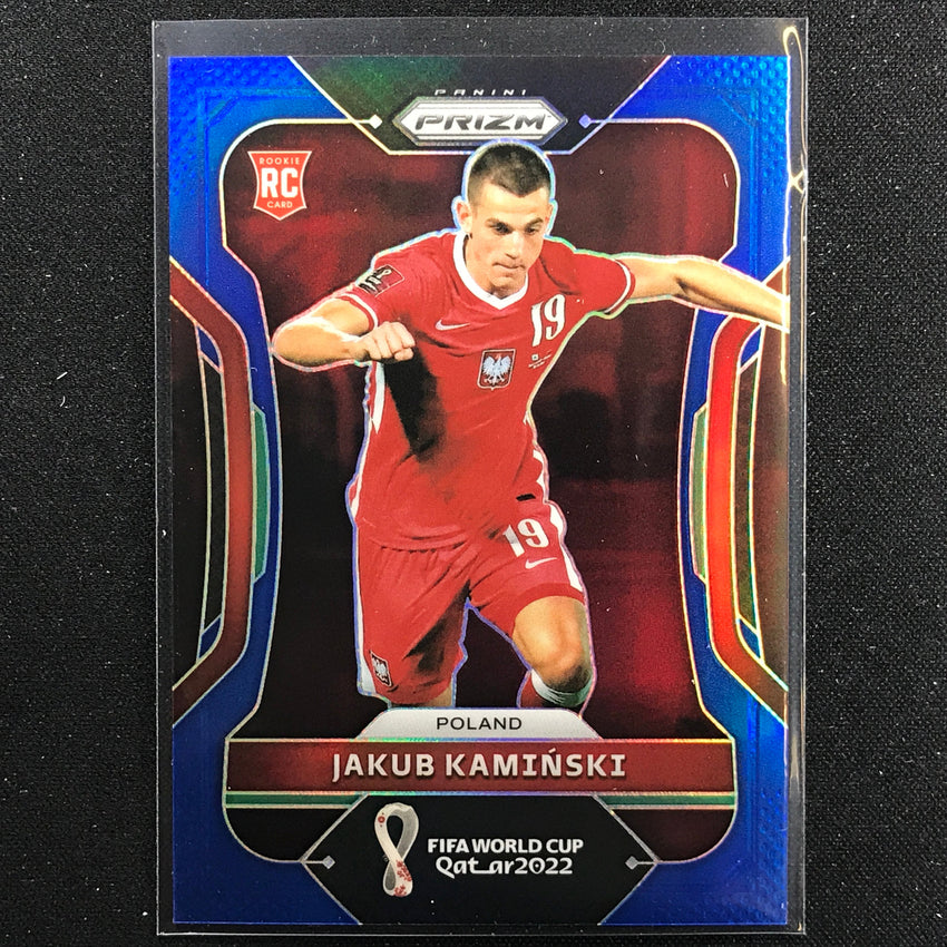2022 Prizm FIFA World Cup Qatar JAKUB KAMINSKI Rookie Blue /299 #165