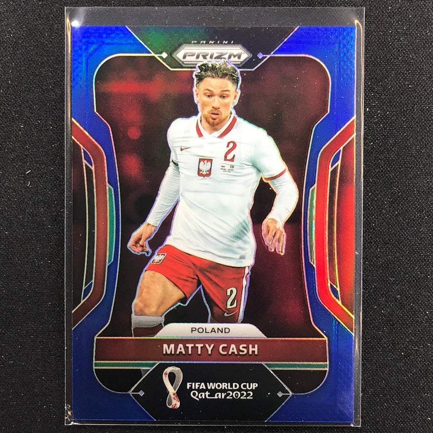 2022 Prizm FIFA World Cup Qatar MATTY CASH Blue /299 #168