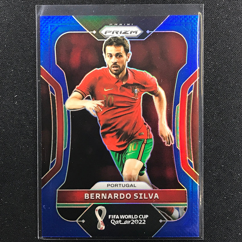 2022 Prizm FIFA World Cup Qatar BERNARDO SILVA Blue /299 #173