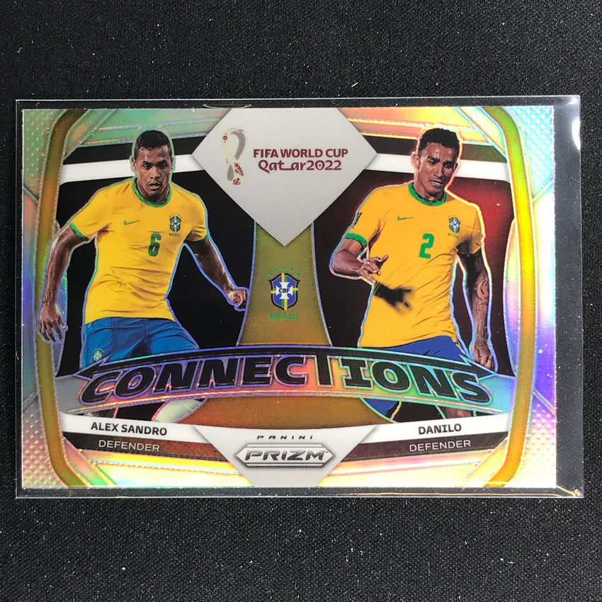 2022 Prizm FIFA World Cup Qatar ALEX SANDRO DANILO Connections Silver #27