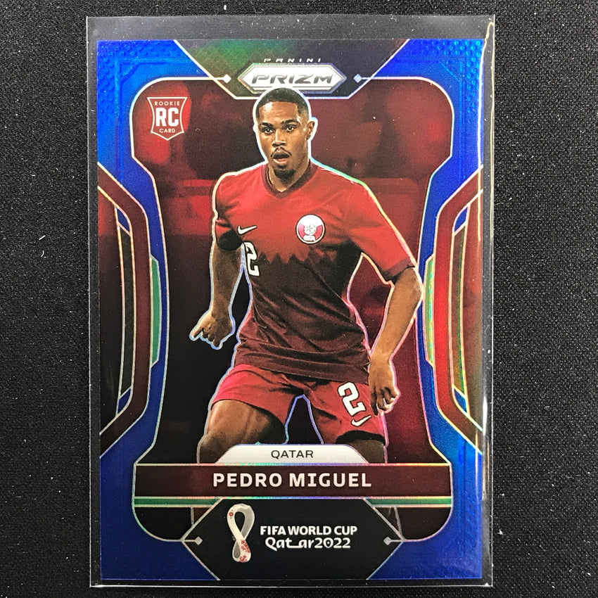2022 Prizm FIFA World Cup Qatar PEDRO MIGUEL Rookie Blue /299 #189