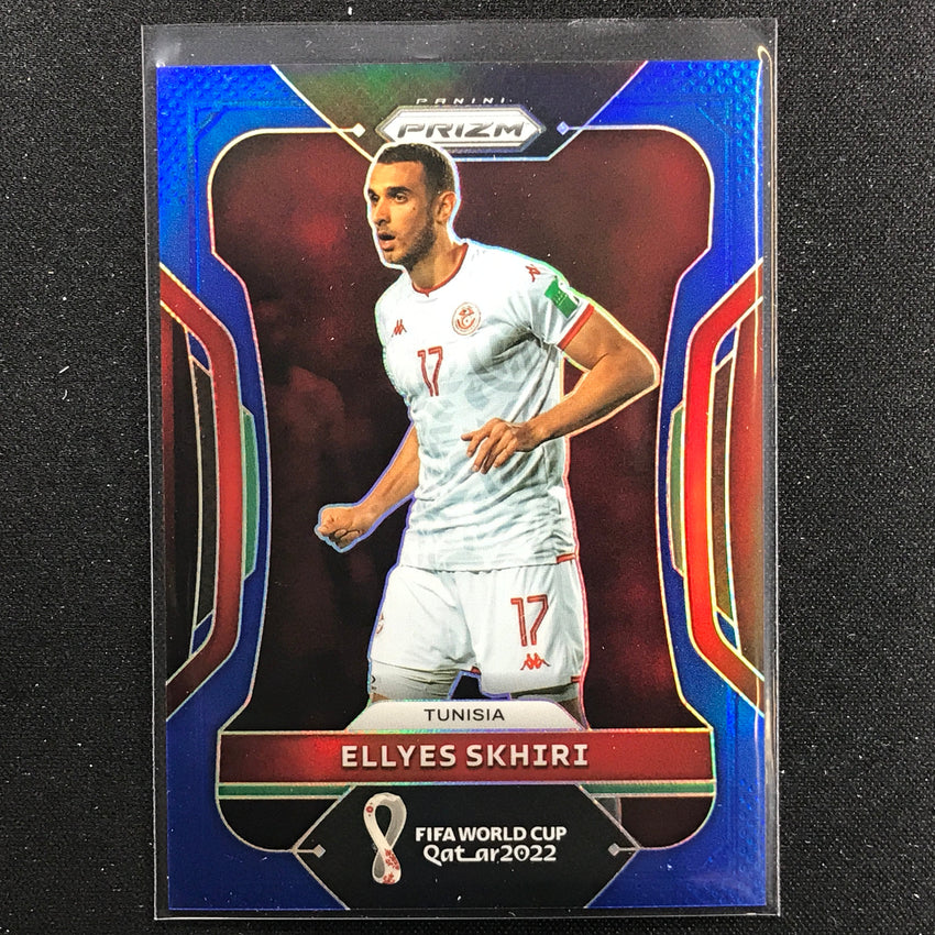 2022 Prizm FIFA World Cup Qatar ELLYES SKHIRI Blue /299 #194