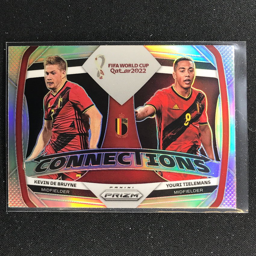 2022 Prizm FIFA World Cup Qatar KEVIN DE BRUYNE TIELEMANS Connections Silver #29