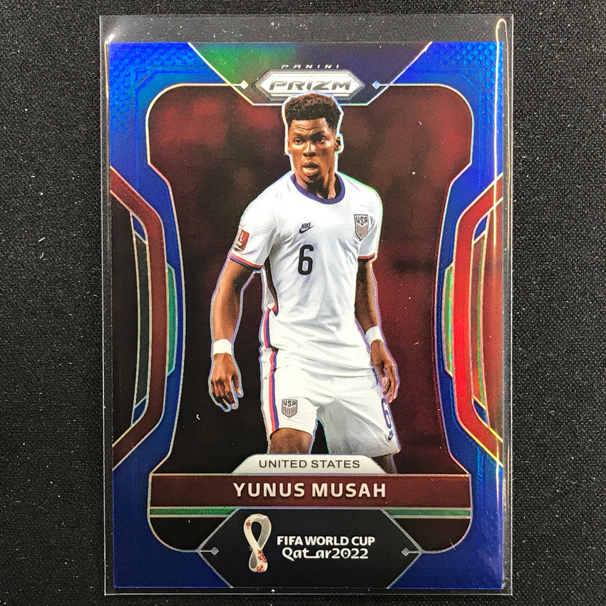2022 Prizm FIFA World Cup Qatar YUNUS MUSAH Blue /299 #210