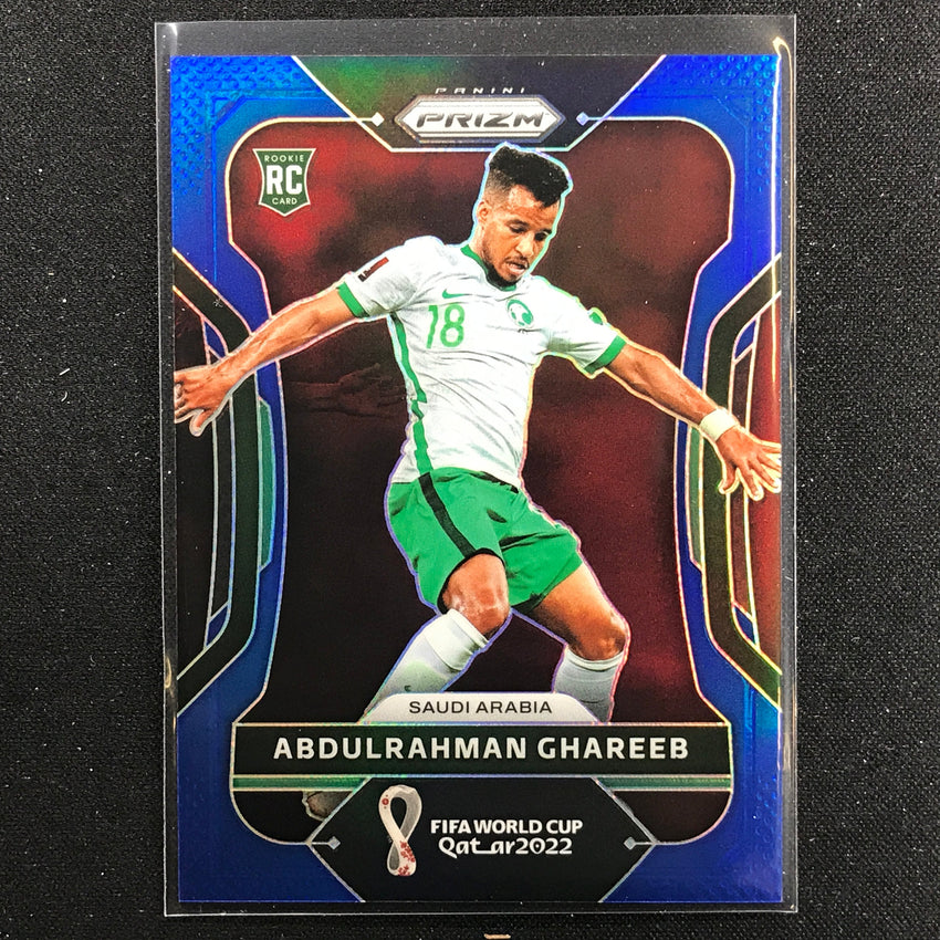 2022 Prizm FIFA World Cup Qatar ABDULRAHMAN GHAREEB Rookie Blue /299 #212