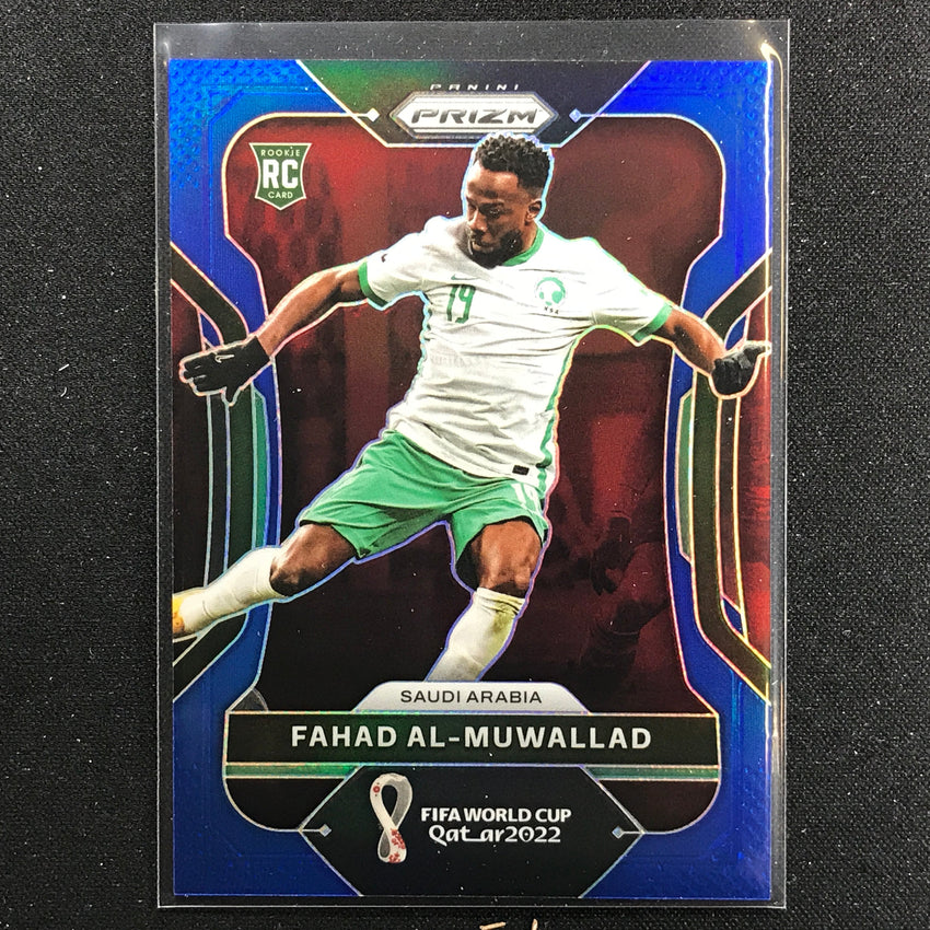 2022 Prizm FIFA World Cup Qatar FAHAD AL-MUWALLAD Rookie Blue /299 #213