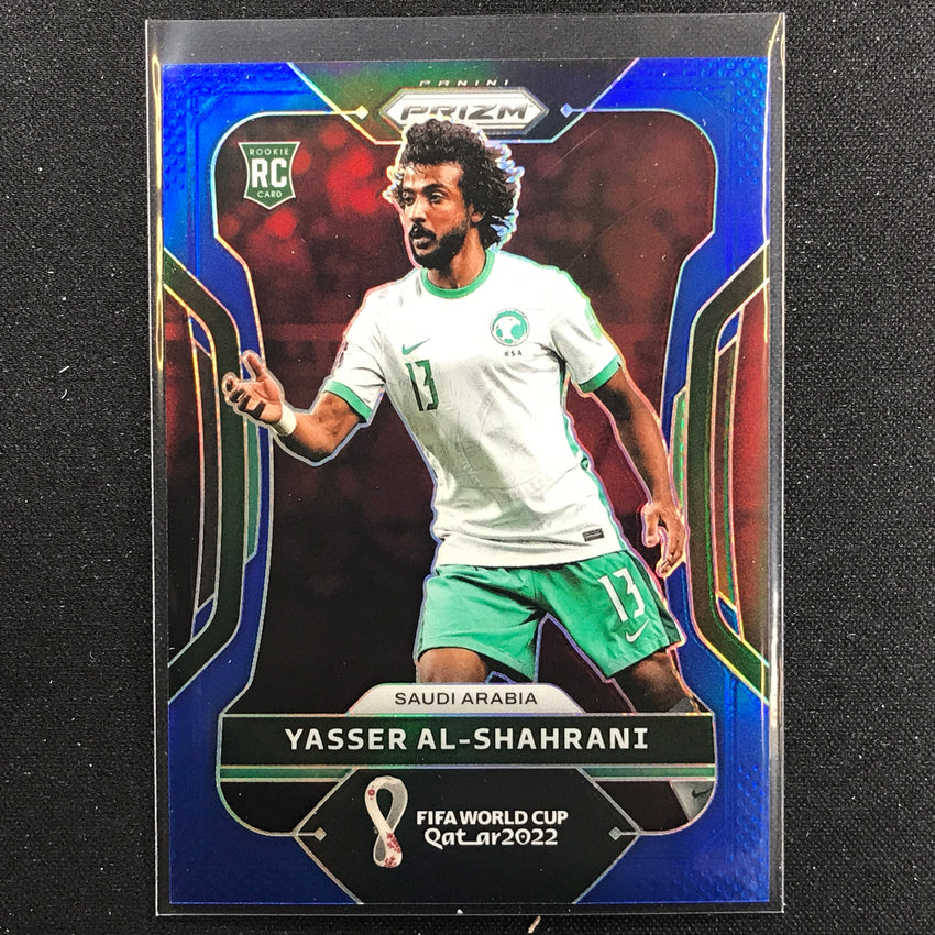2022 Prizm FIFA World Cup Qatar YASSER AL-SHAHRANI Rookie Blue /299 #217