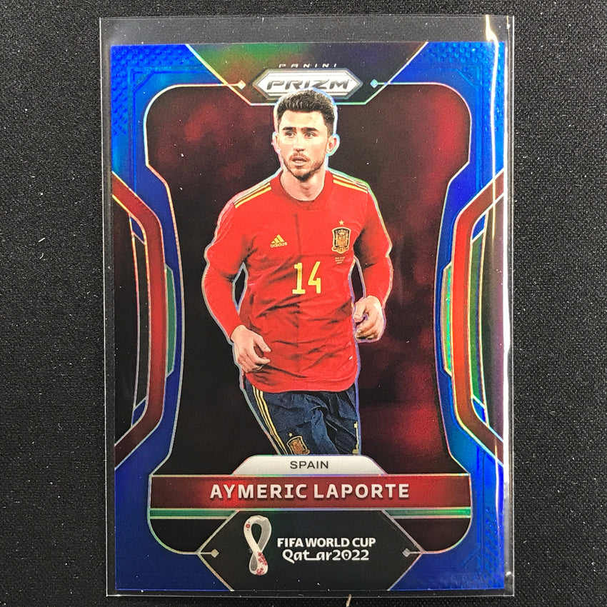2022 Prizm FIFA World Cup Qatar AYMERIC LAPORTE Blue /299 #218