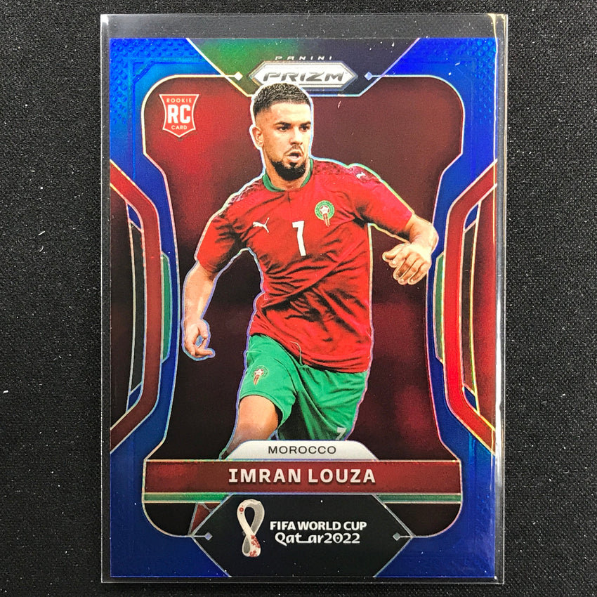 2022 Prizm FIFA World Cup Qatar IMRAN LOUZA Rookie Blue /299 #239