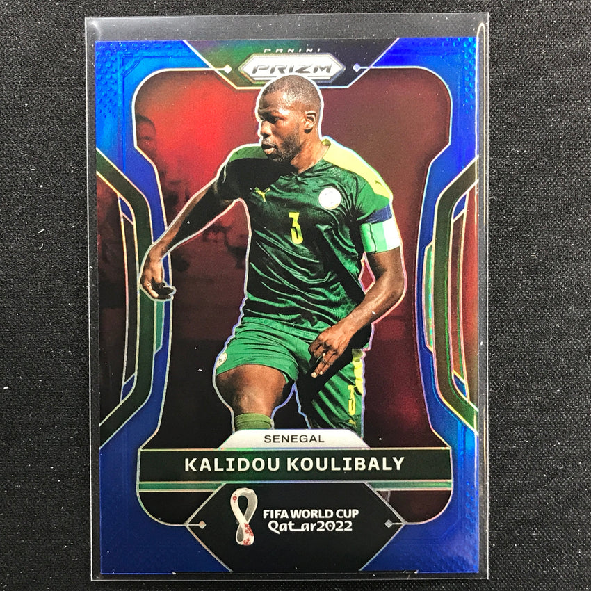 2022 Prizm FIFA World Cup Qatar KALIDOU KOULIBALY Blue /299 #250