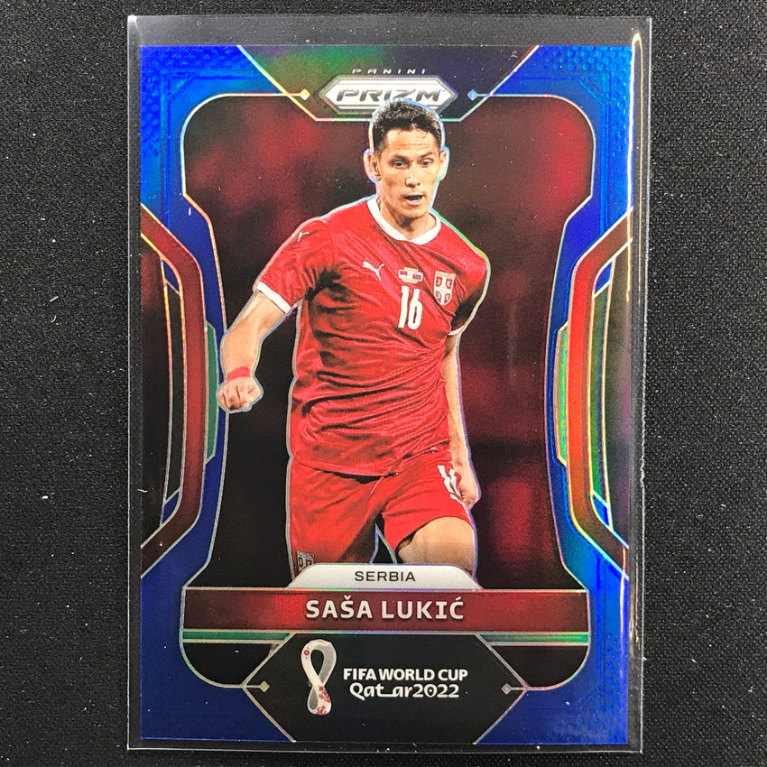 2022 Prizm Fifa World Cup Qatar Sasa Lukic Blue /299 No 259