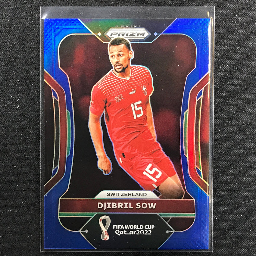 2022 Prizm FIFA World Cup Qatar DJIBRIL SOW Blue /299 #265
