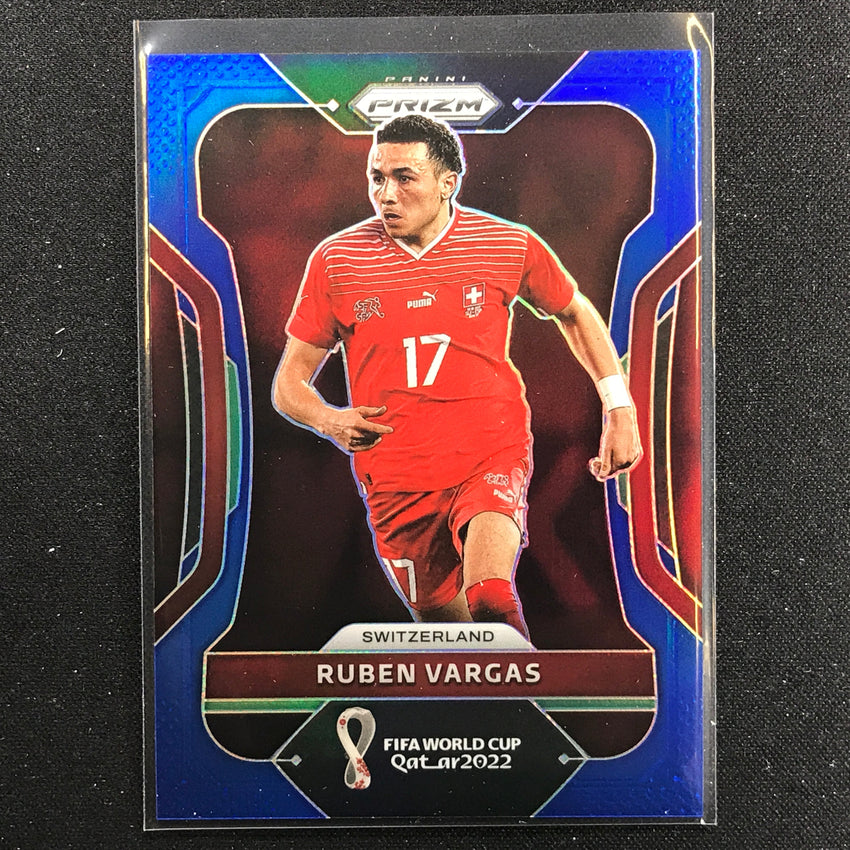 2022 Prizm FIFA World Cup Qatar RUBEN VARGAS Blue /299 #270
