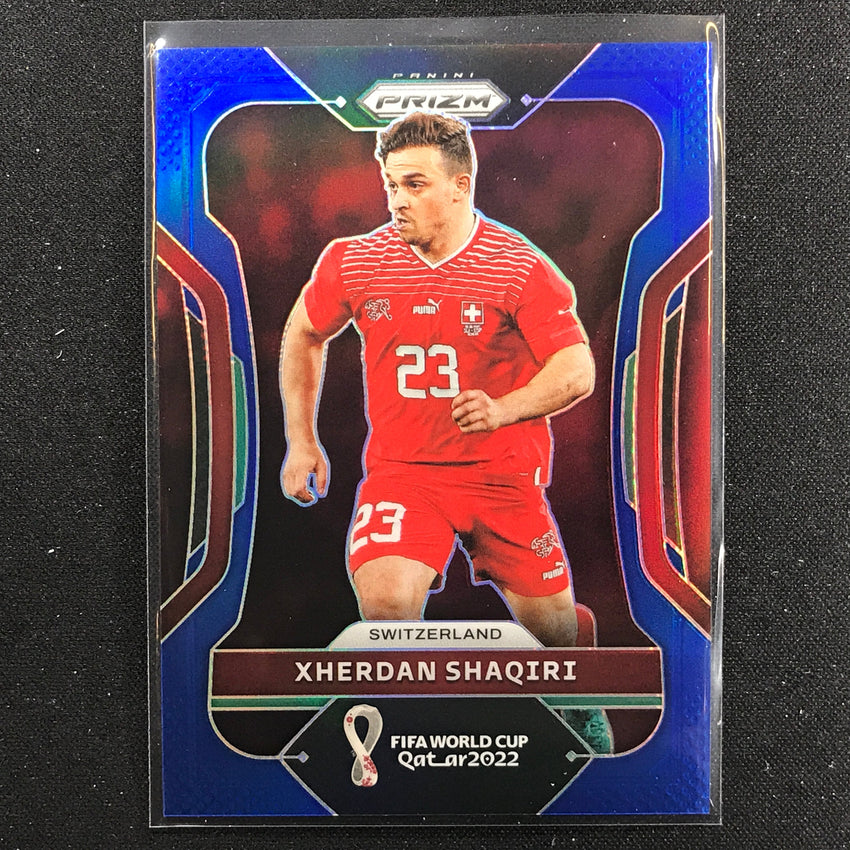 2022 Prizm FIFA World Cup Qatar XHERDAN SHAQIRI Blue /299 #271