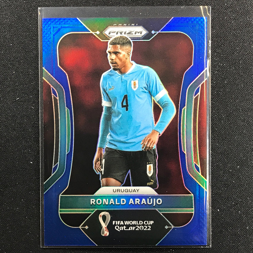 2022 Prizm Fifa World Cup Qatar Ronald Araujo Blue /299 No 282
