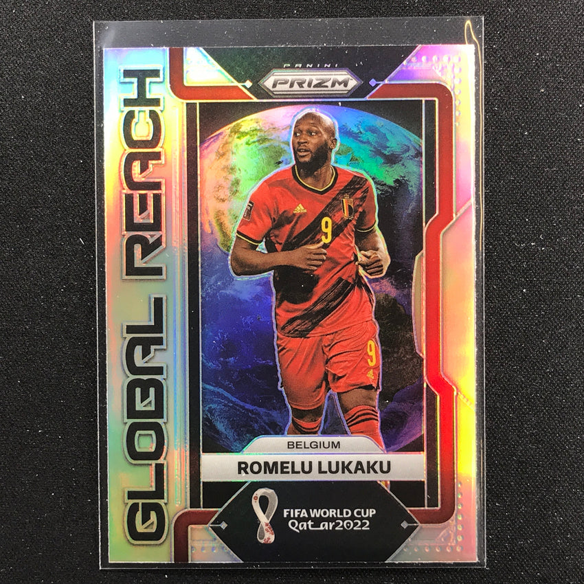 2022 Prizm FIFA World Cup Qatar ROMELU LUKAKU Global Reach Silver #5
