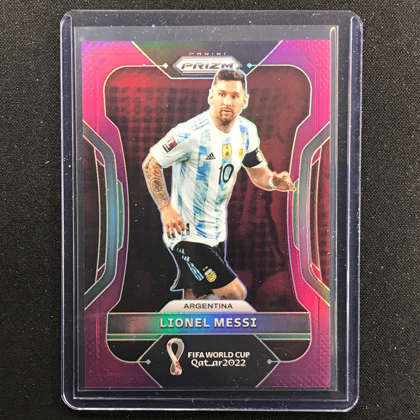 2022 Prizm Fifa World Cup Qatar Lionel Messi Purple 151/199 No 7