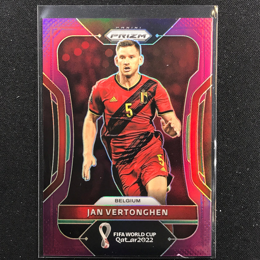 2022 Prizm FIFA World Cup Qatar JAN VERTONGHEN Purple 31/199 #17