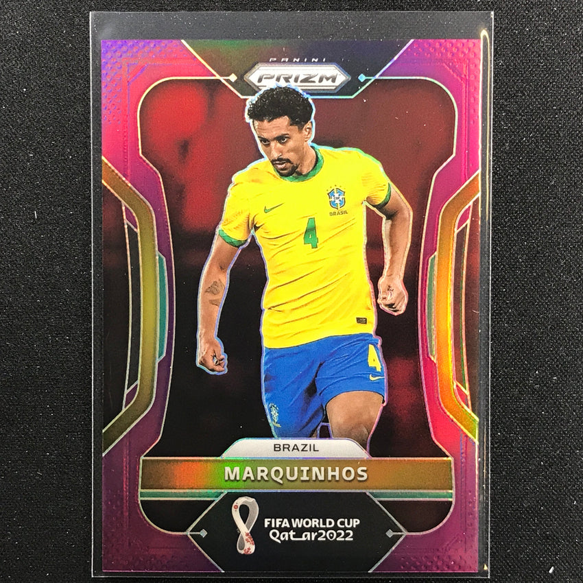 2022 Prizm Fifa World Cup Qatar Marquinhos Purple 43/199 No 31