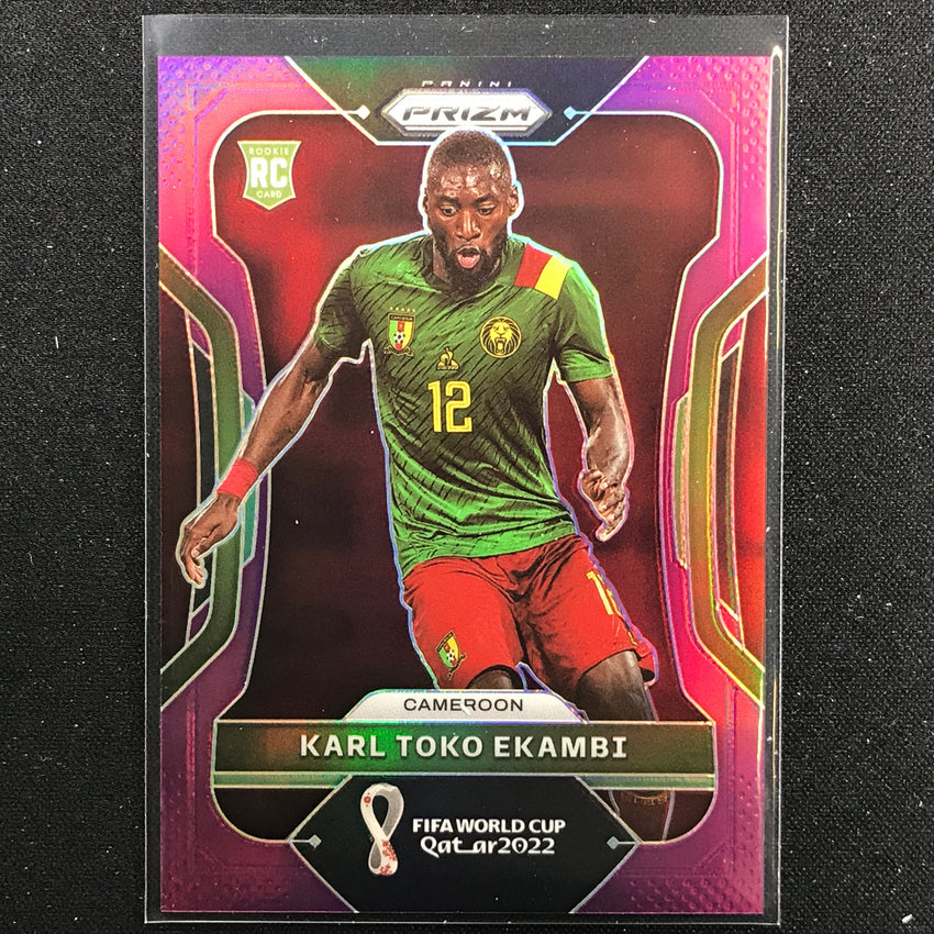 2022 Prizm FIFA World Cup Qatar KARL TOKO EKAMBI Rookie Purple 55/199 #41