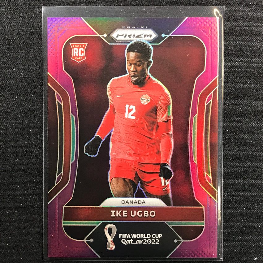 2022 Prizm FIFA World Cup Qatar IKE UGBO Rookie Purple 66/199 #48