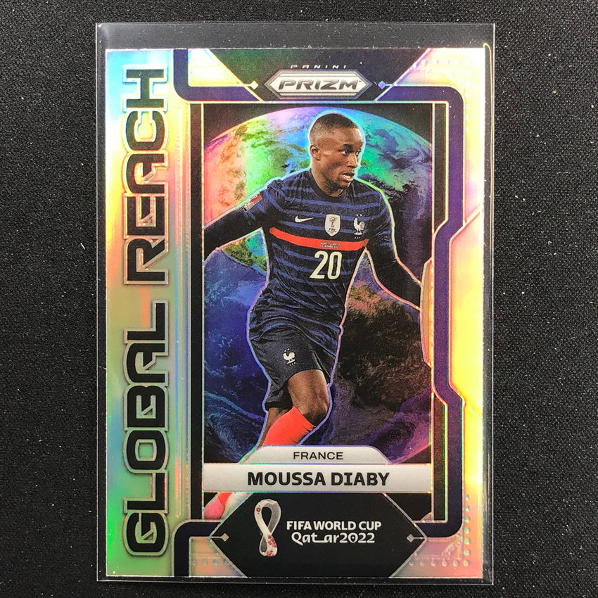 2022 Prizm FIFA World Cup Qatar MOUSSA DIABY Global Reach Silver #8