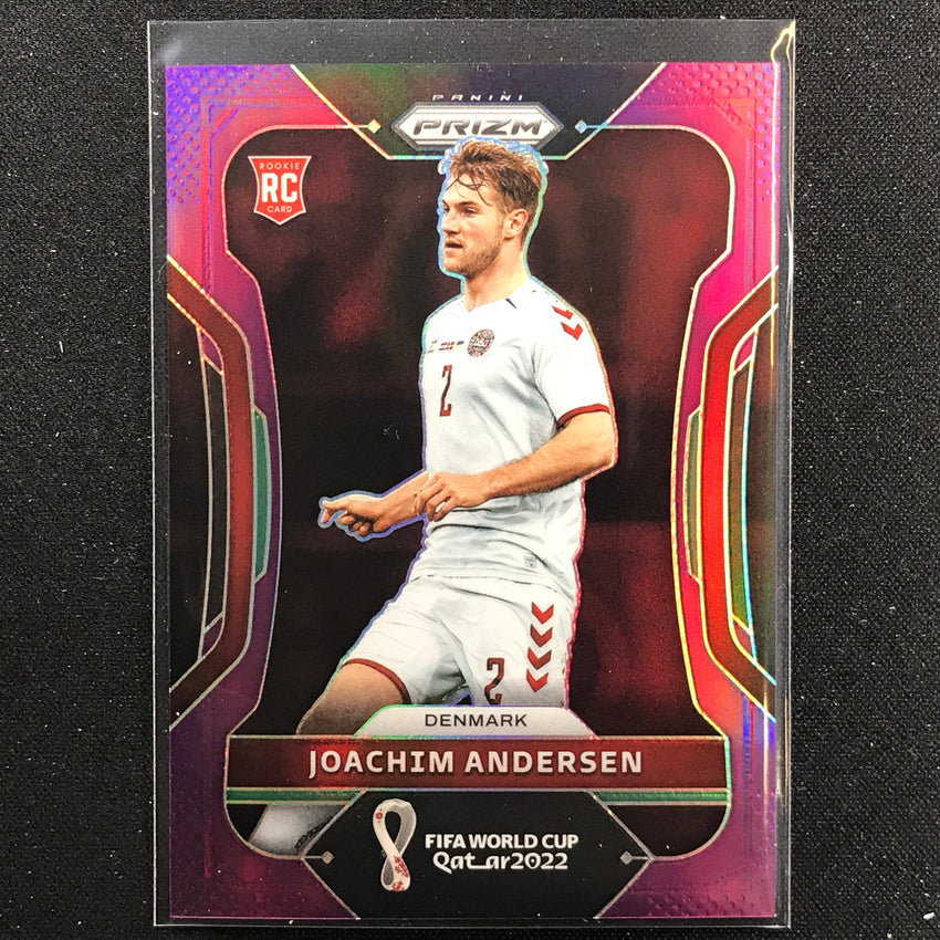 2022 Prizm FIFA World Cup Qatar JOACHIM ANDERSEN Rookie Purple 105/199 #69