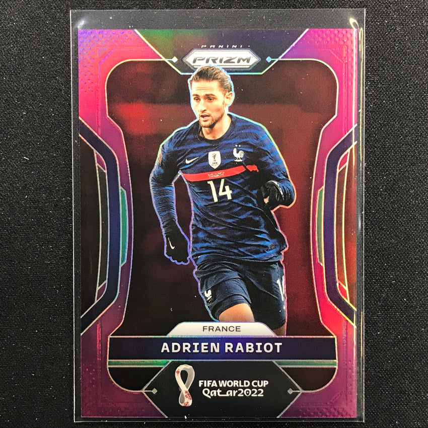 2022 Prizm FIFA World Cup Qatar ADRIEN RABIOT Purple 58/199 #95
