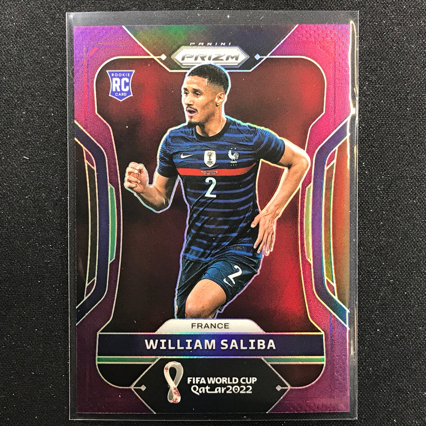 2022 Prizm FIFA World Cup Qatar WILLIAM SALIBA Rookie Purple 123/199 #106