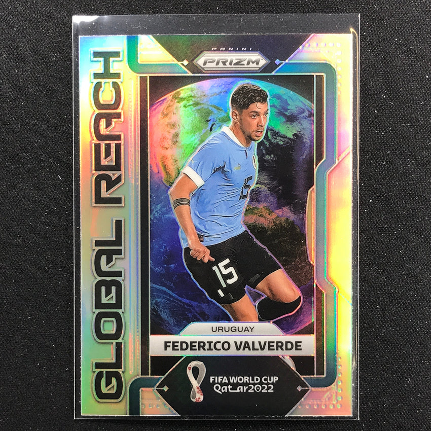 2022 Prizm FIFA World Cup Qatar FEDERICO VALVERDE Global Reach Silver #11