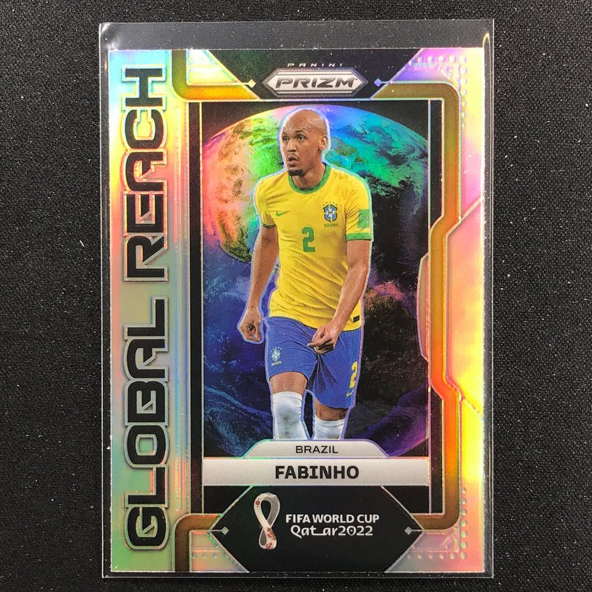 2022 Prizm FIFA World Cup Qatar FABINHO Global Reach Silver #14