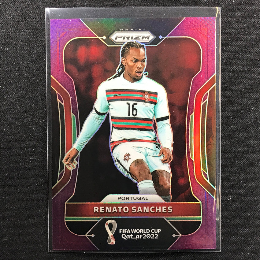 2022 Prizm FIFA World Cup Qatar RENATO SANCHES Purple 100/199 #182