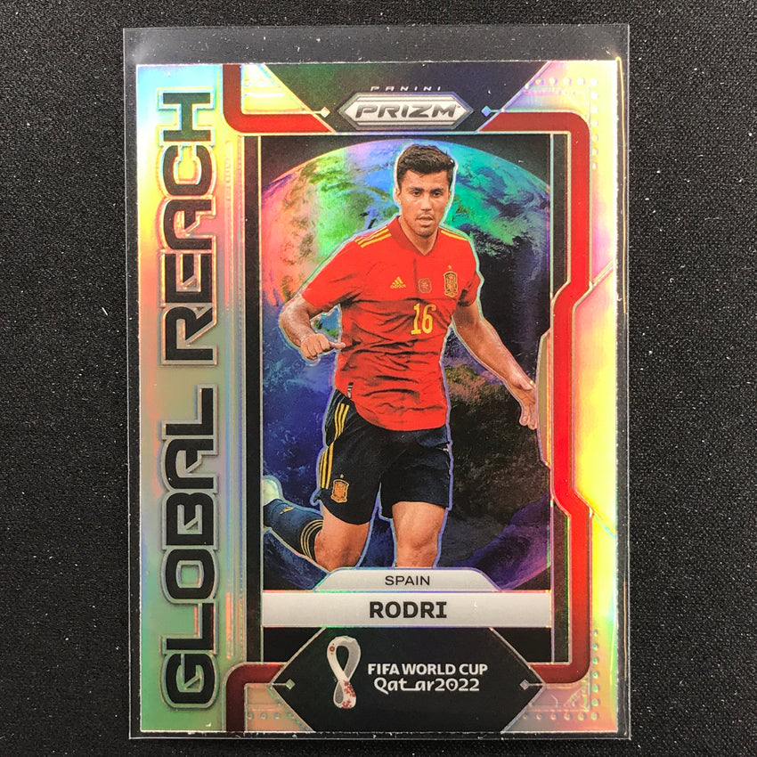 2022 Prizm FIFA World Cup Qatar RODRI Global Reach Silver #15