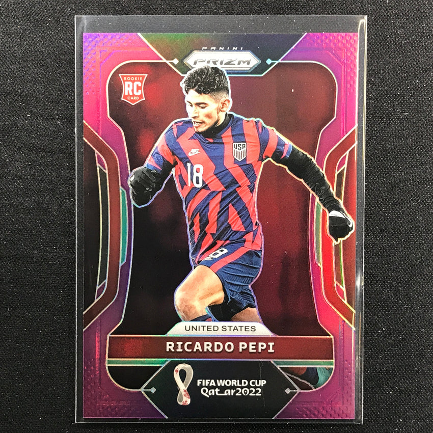 2022 Prizm FIFA World Cup Qatar RICARDO PEPI Rookie Purple 31/199 #205