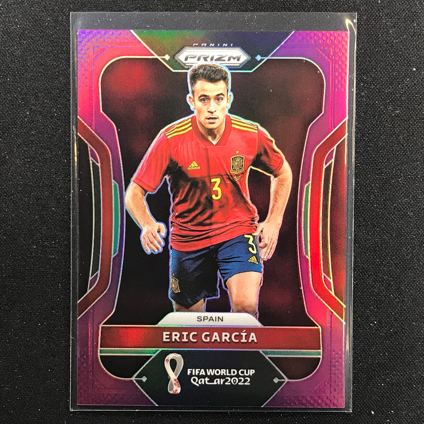 2022 Prizm FIFA World Cup Qatar ERIC GARCIA Purple 123/199 #221