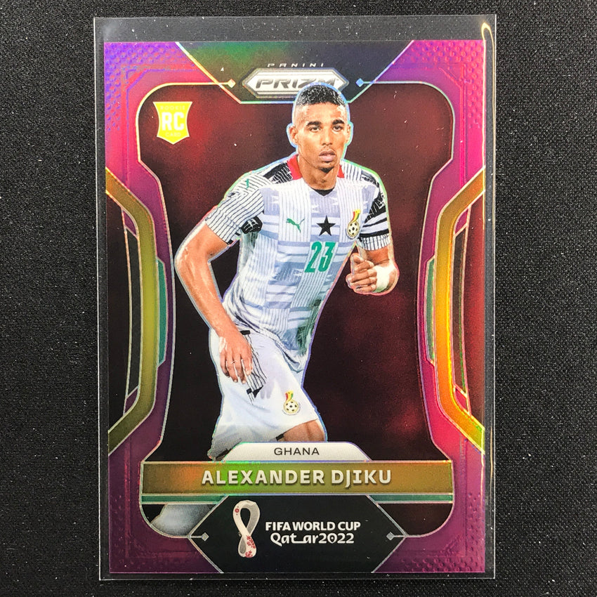 2022 Prizm FIFA World Cup Qatar ALEXANDER DJIKU Rookie Purple 189/199 #230
