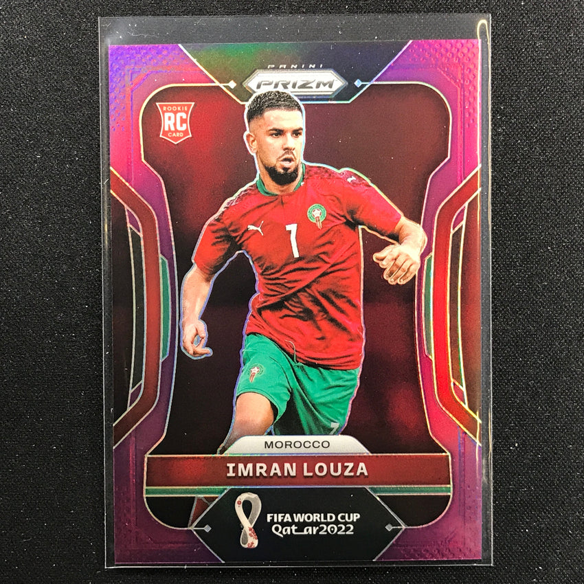 2022 Prizm FIFA World Cup Qatar IMRAN LOUZA Rookie Purple 7/199 #239