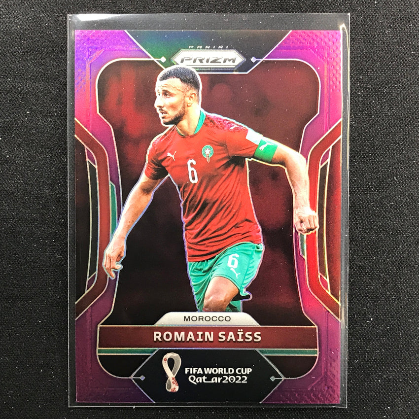 2022 Prizm FIFA World Cup Qatar ROMAIN SAISS Purple 178/199 #240