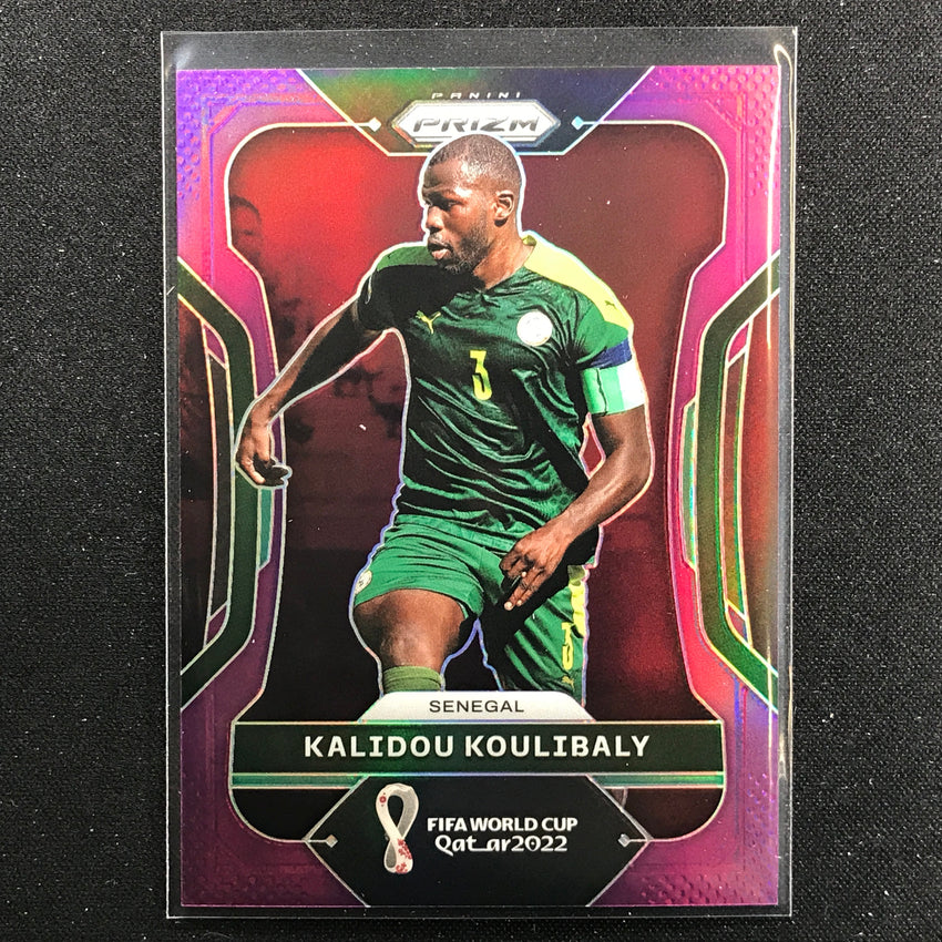 2022 Prizm FIFA World Cup Qatar KALIDOU KOULIBALY Purple 77/199 #250