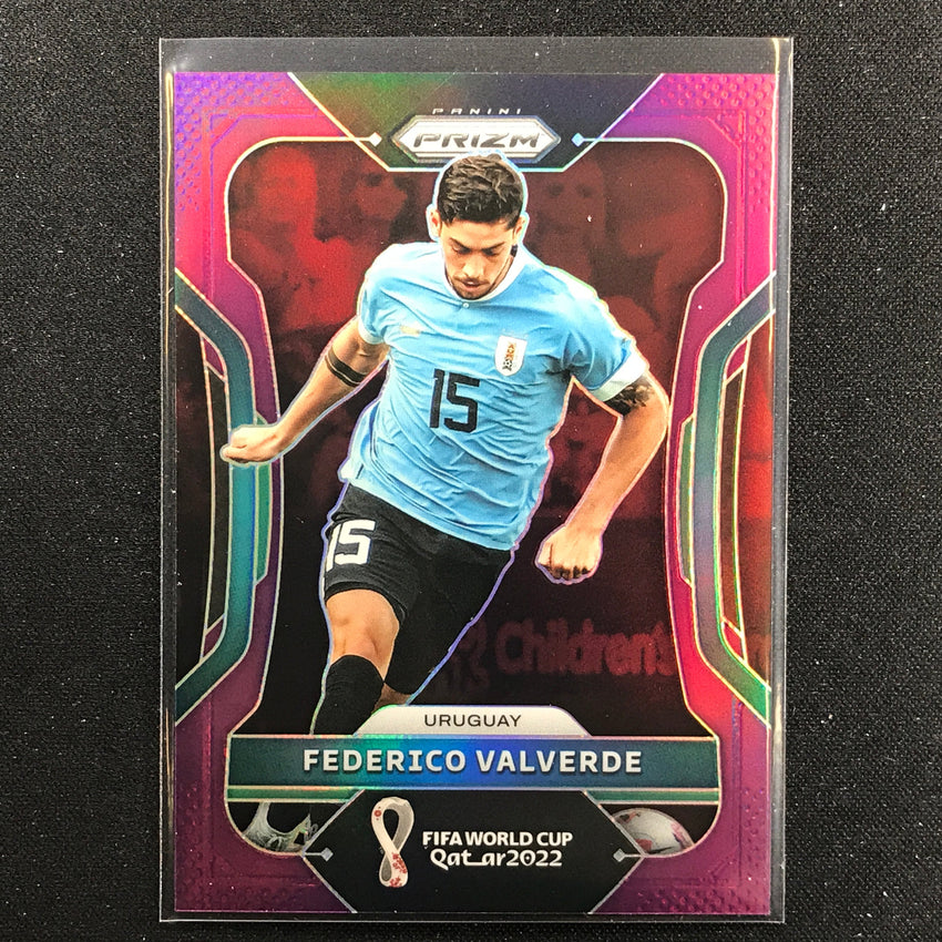 2022 Prizm Fifa World Cup Qatar Federico Valverde Purple 80/199 No 277
