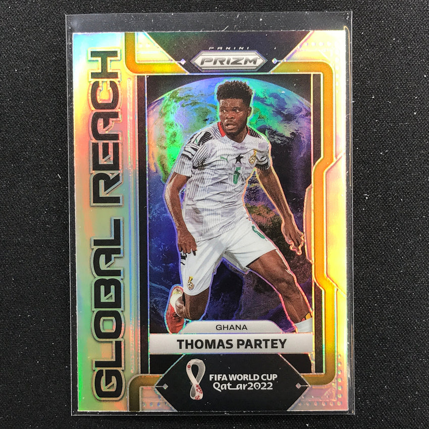 2022 Prizm FIFA World Cup Qatar THOMAS PARTEY Global Reach Silver #21