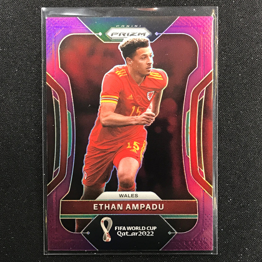 2022 Prizm FIFA World Cup Qatar ETHAN AMPADU Purple 3/199 #297