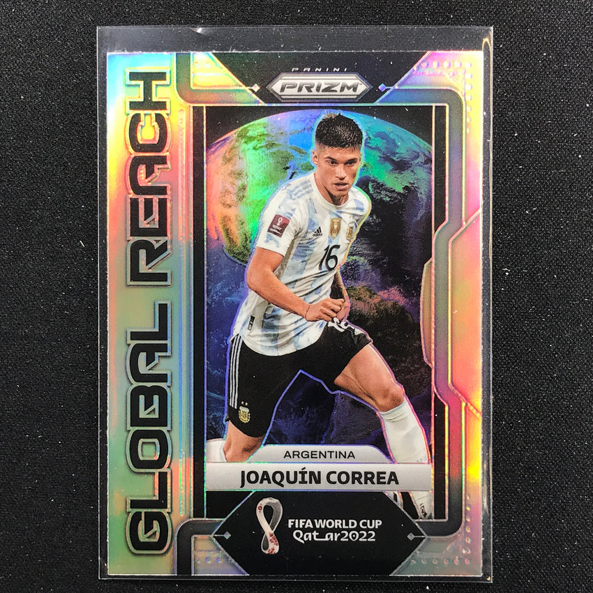 2022 Prizm FIFA World Cup Qatar JOAQUIN CORREA Global Reach Silver #22