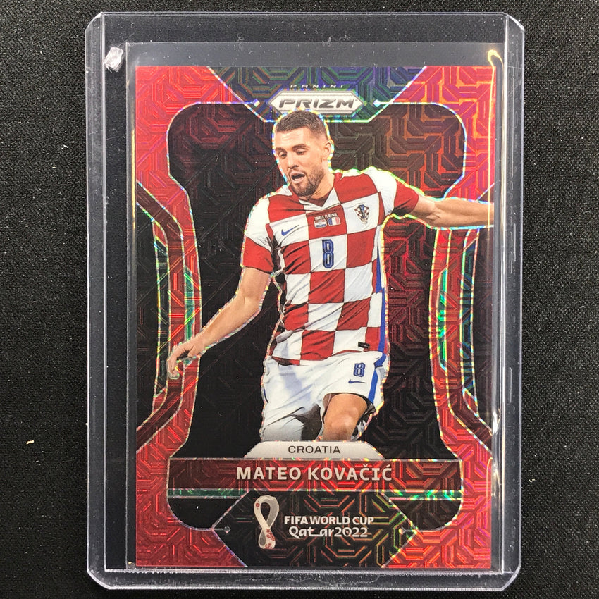 2022 Prizm Fifa World Cup Qatar Mateo Kovacic Red Mojo 77/99