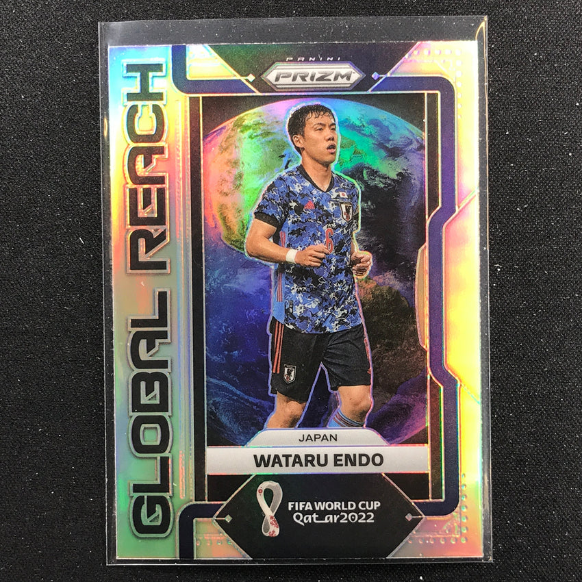 2022 Prizm FIFA World Cup Qatar WATARU ENDO Global Reach Silver #23