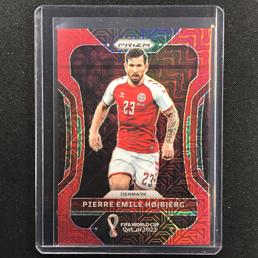 2022 Prizm Fifa World Cup Qatar Pierre Emile Hojbjerg Red Mojo 77/99