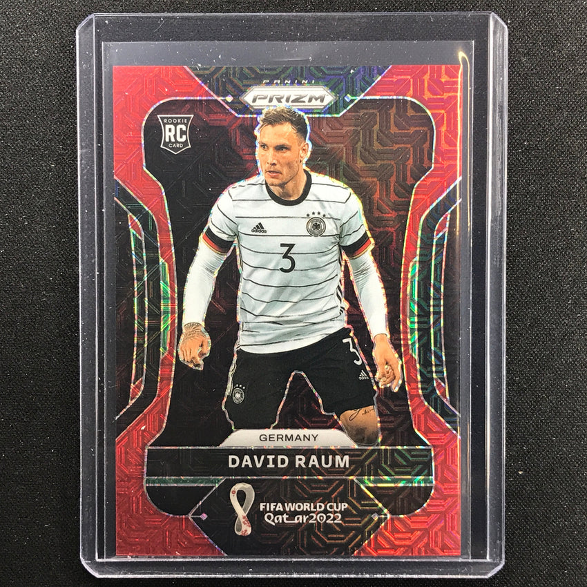 2022 Prizm Fifa World Cup Qatar David Raum Rookie Red Mojo 93/99