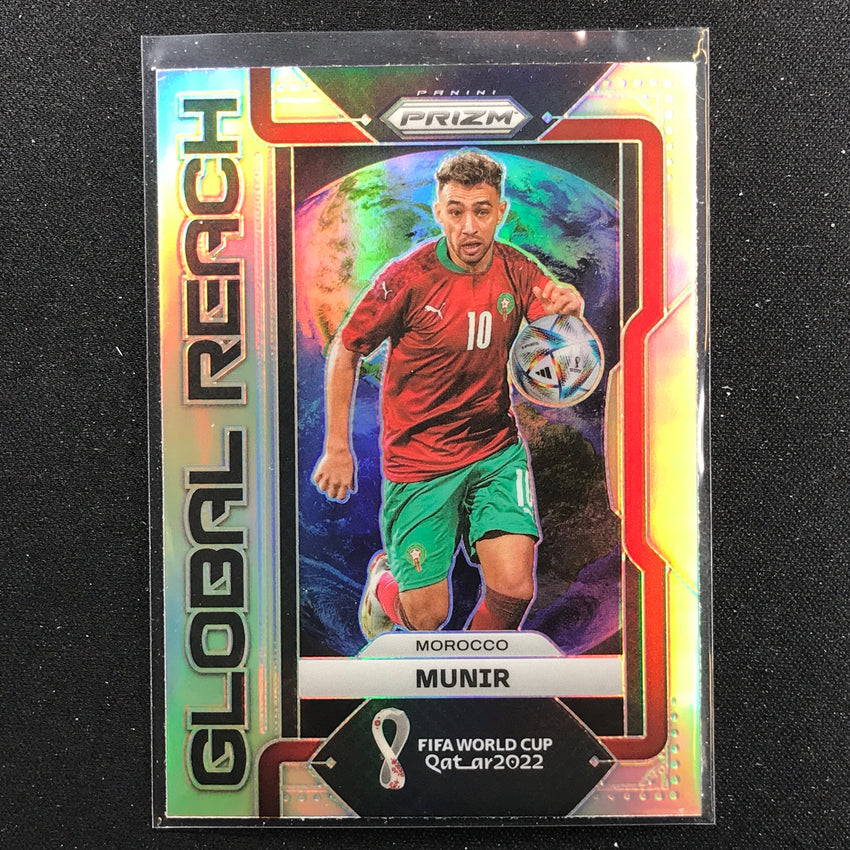 2022 Prizm FIFA World Cup Qatar MUNIR Global Reach Silver #24